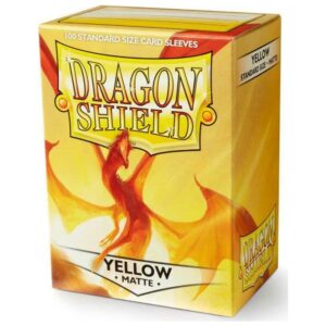 Dragon Shield: Matte Yellow - Sleeves 100pcs