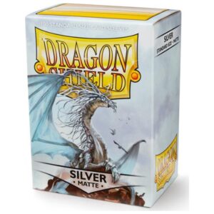 Dragon Shield: Matte Silver - Sleeves 100pcs