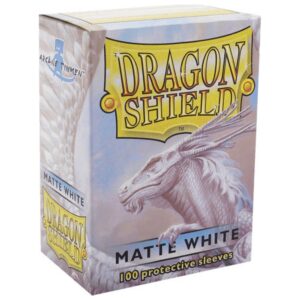 Dragon Shield: Matte White - Sleeves 100pcs