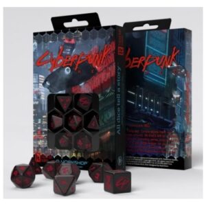 QWorkshop: Cyberpunk Blood Over Chrome Red - Dices