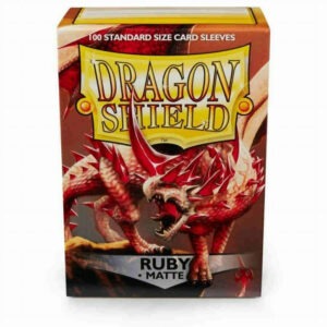 Dragon Shield: Matte Ruby - Sleeves 100pcs