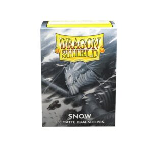 Dragon Shield: Matte Dual Snow - Sleeves 100pcs
