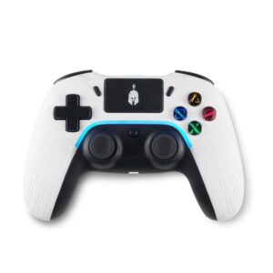 Spartan Gear: Aspis 4 Wireless White - Controller PlayStation 4 & PC
