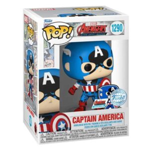 #1290 Marvel: Avengers Captain America With Pin - Funko POP! Special Edition
