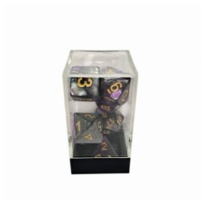 Kaissa: Dual Purple Black Gold - Dices