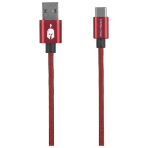 Spartan Gear: USB Double Sided 2m Red - Controller Charging Cable PlayStation 5