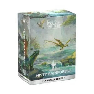 Dragon Shield: Matte Dual Art Magic The Gathering Misty Rainforest – Sleeves 100pcs