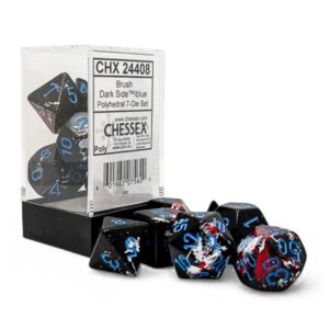 Chessex: Brush Dark Side Polyhedral - Dices