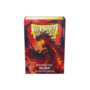 Dragon Shield: Matte Ruby - Yu-Gi-Oh! Sleeves 60pcs