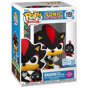 #1151 Sonic The Hedgehog: Shadow With Dark Chao (Flocked) – Funko POP! Special Edition