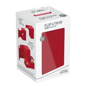 Ultimate Guard: Flip & Tray Xenoskin Red 100+cards - Deck Box