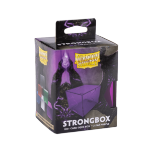 Dragon Shield: Strongbox Clear Purple 100+cards - Deck Box