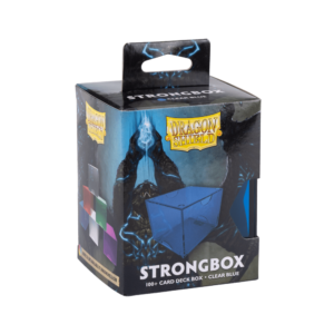 Dragon Shield: Strongbox Clear Blue 100+cards - Deck Box