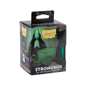 Dragon Shield: Strongbox Clear Green 100+cards - Deck Box