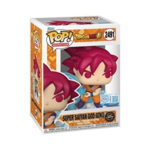 #2491 Dragon Ball Super: Super Saiyan God Goku (Glows In The Dark) - Funko POP! Chase