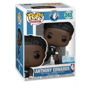 #243 NBA Timberwolves: Anthony Edwards (Black Classic Jersey) - Funko POP! Special Edition